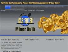 Tablet Screenshot of montanagoldtrommels.com